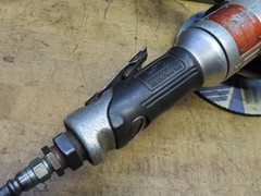 ***DAMAGED*** Dynabrade 50350 6000 RPM Pneumatic angle grinder sander polisher