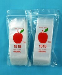 Apple Bags Mini Zip Resealable 1.5″ x 1.5″ Clear Baggies 1515 1000ct NEW