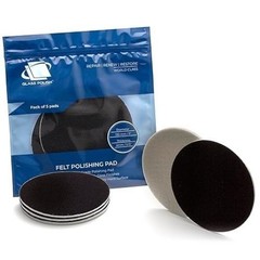 Glass Polish Felt Polishing Pads for Polishing Glass, Plastic, Metal, Marble – Ø