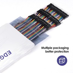 120pcs Assorted 15cm Breadboard Jumper Wires Multicolored Electronics Ribbon Kit