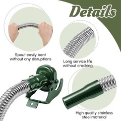 Flexible Jerry Can Spout Long Nose Spout Compatible with Wavian Jerry Can