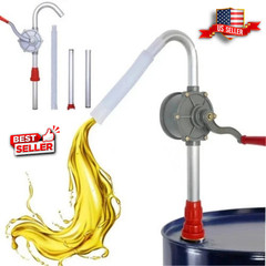 5 to 55 Gallon Drum Rotary Barrel Pump Hand Crank Diesel Fuel Oil Transfer Pump