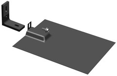 Magerack L Foot & Top-Mount Z Bracket Flashing Solar Panel Module Installation