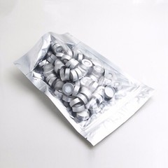 Aluminum Crimp Vial Cap Seal&Natural PTFE/Silicone Septa for Headspace Vial,20mm