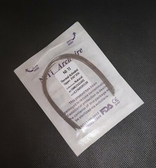 Dental Orthodontic Thermal Activated NITI Arch Wires Rectangular Natural Form