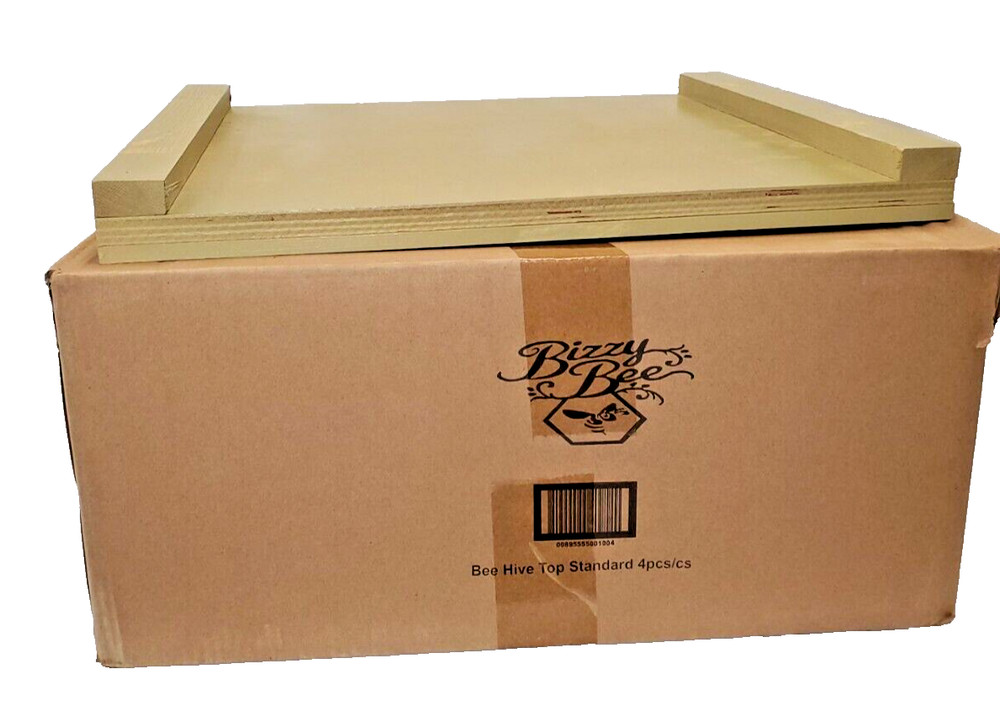 Beehive 10 Frame Painted Blemished TOP Langstroth Beekeeping Pack of 4