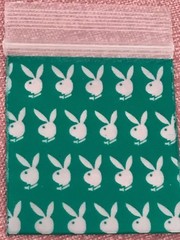 200 SMALL BAGGIES 1515 1.5″ X 1.5″ MINI RESEALABLE POLY DESIGNER BAGS BUNNY