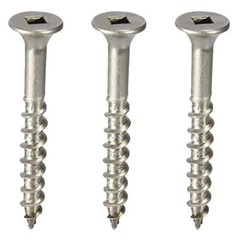 #10 x 1-1/2″ Deck Screws Stainless Steel Square Drive Wood/Composite Qty 2,500