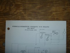 Bobcat 553 BICS Skid Steer Hydraulic Hydrostatic Schematic Diagram Manual Book