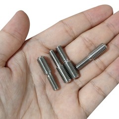 10Pack M6x1 to M8x1.25 Double End Threaded Stud Screw Bolt 304 Stainless Steel