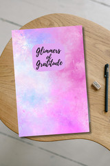 Pink Purple Clouds Gratitude Journal | Daily Thankfulness Journal