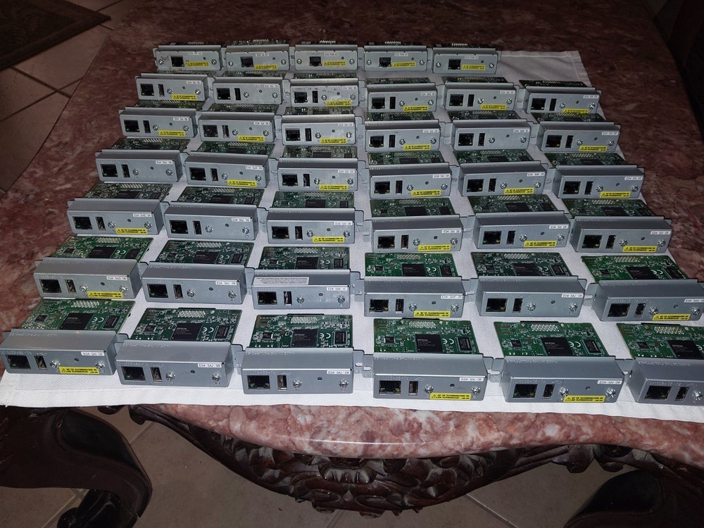 Lot of (41) Epson UB-E04 Ethernet/USB Interface -PLEASE READ DESCRIPTION