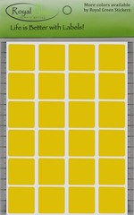 Royal Green Square Stickers Labels for All Purpose 1″ inch – Self Adhesive La…