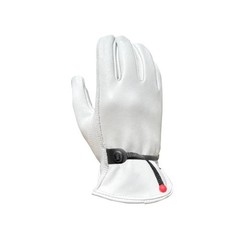 12 Pairs Bulk White Cowhide Leather Work Gloves Safety Driver PPE