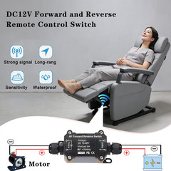 Forward Reverse Remote Control Switch,Dc12V-48V-8A Wireless Relay,164Ft Range