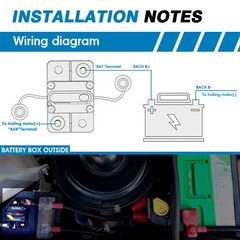 GLOSO E69 Surface Mount Mini T3 Manual Reset Circuit Breaker