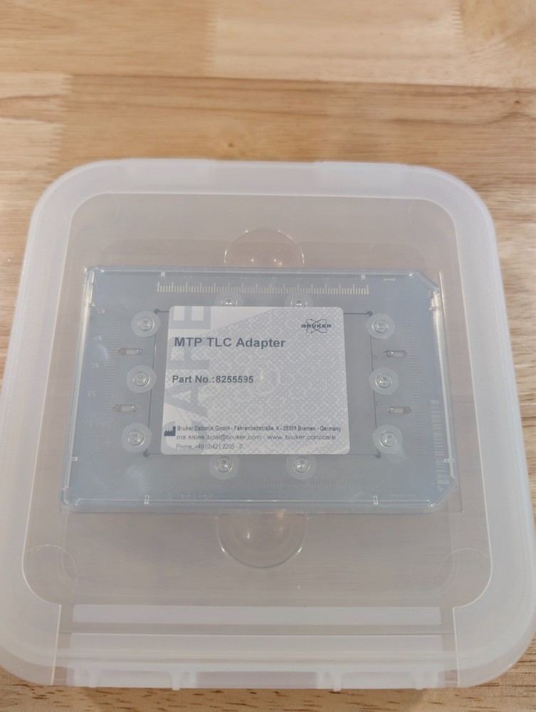 Bruker MTP TLC ADAPTER Part No: 8255595 ” NEW Factory Sealed “