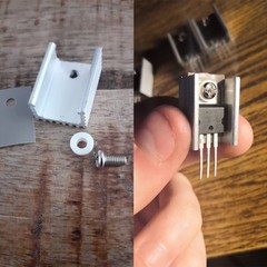 30Pcs TO220 Aluminum Heatsink & Insulator/Mounting Kits for MOSFET