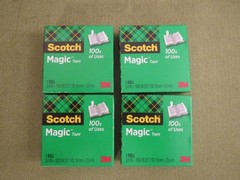 Scotch Magic Tape Refill 3/4″ x 1000″ Clear, 4 Pack