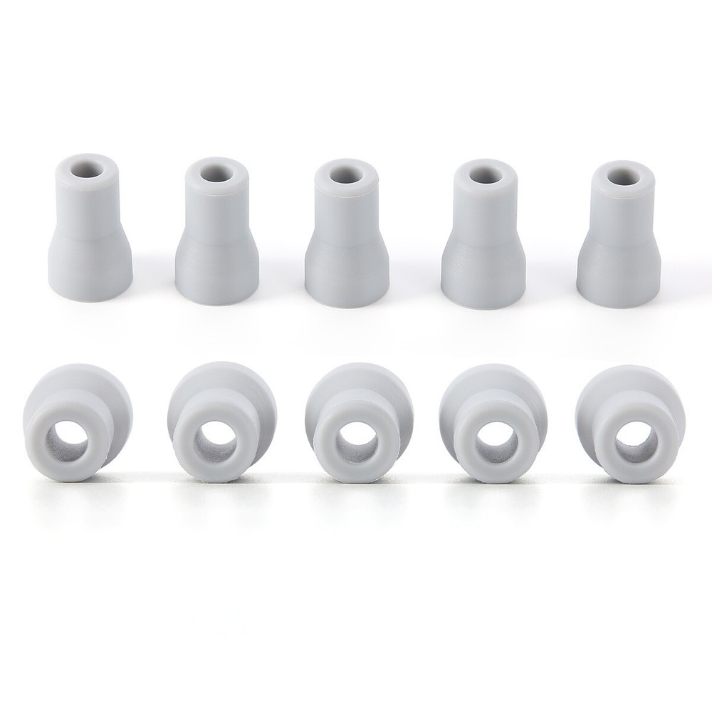 10pc Dental Saliva Ejector Strong Suction Rubber Snap Tip Adapter Replacement