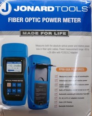Jonard Tools FPM-50A High Precision Fiber Optic Power Meter (-50 to +26 dBm)