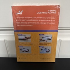 Uinkit Thermal Laminating 120 Pouches 3.5 Mil 4.3 x 6.3 Inch Smooth Gloss Finish