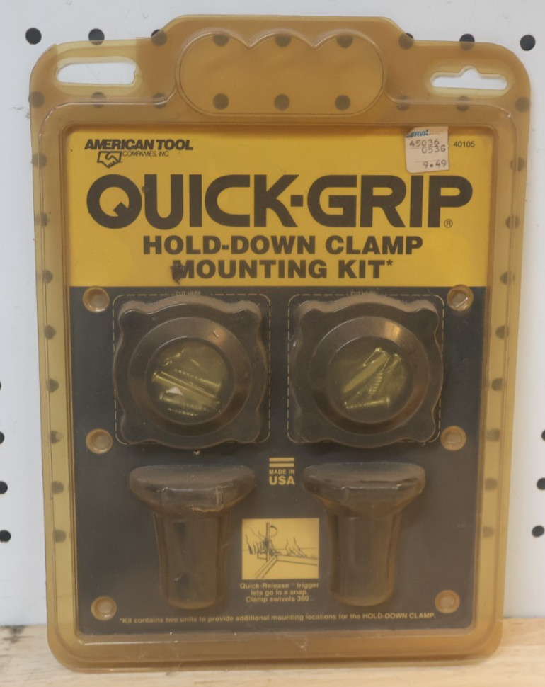 American Tool Quick Grip Hold Down Mounting Clamp Kit New Old Stock MFG 40105 US