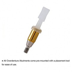 Hiossen ET titanium Locator Abutment Interna Hex Morse Taper Implant Overdenture