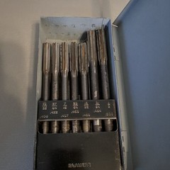 HUOT Reamer Index Metal Case Chucking Reamers Set 1/2 in #13 Letter B