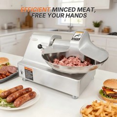 Hakka 5.5L Commercial Buffalo Chopper Bowl Cutter Mixer Food Processor Machine