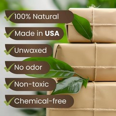 Rollo de papel kraft natural de 12 x 1200 pulgadas 100 pies Papel de regalo marr