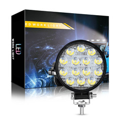 Fit for LED Forklift Front Light 12V Loader Headlight Excavator 4” Work Light