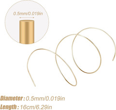 14K Gold Solder Wire 6.3″ Easy Flow Low Melt 1325�F for Jewelry Repair & Making