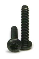 Torx 6 Lobe Pan Head Machine Screw Black Oxide Stainless Steel Screws 2-56 25pc
