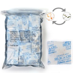 0.5g-500g Gram Silica Gel Desiccant Packets Moisture Absorber Packs Reusable Lot