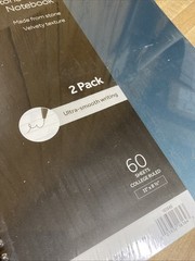 2 Pack Oxford Stone Paper Notebook 8 1/2″ X 11″ Blue Cover 60 Sheets Each New