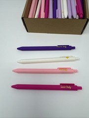 Lot of 47 Nuanchu Baby Shower Pens Multi Color Cute Girl Style