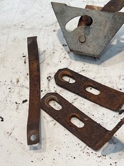1958 Ford 1841 Tractor Hood Latches & Parts 800
