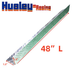 2PCS / 1.5″x1.5″ x 48″ Wall Edge Corner Guard Angle .063 Aluminum Diamond Plate