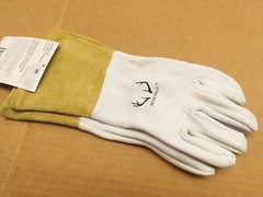 Weldas 10-2304 (2 Pair) DEERSOsoft TIG MIG Welding Gloves Made of Deerskin SMALL