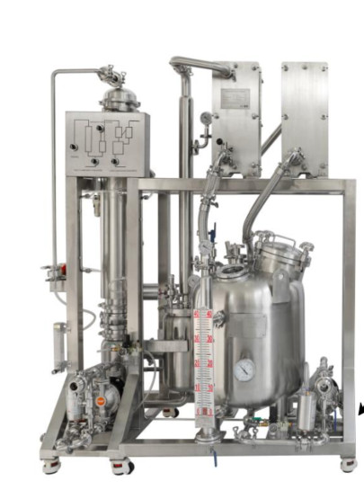 LAB1ST 100L/h Falling Film Evaporator Solvent Recovery System