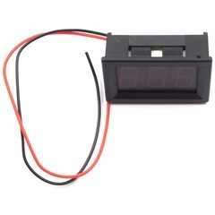 DC 5-120V 2-Wire Voltmeter 3-Digit LED Display Panel Volt Meter Voltage Tester
