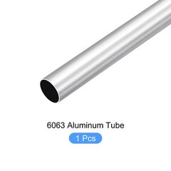 6063 Aluminum Tube 23mm OD x 20mm ID x 300mm L for Home Furnishing