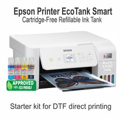 Complete Kit DTF Printing Epson printer & Heat Press 15×15 bundle.,
