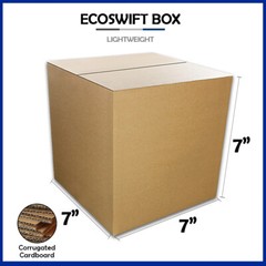 1-Box 7x7x7 “EcoSwift” Brand Cardboard Packing Mailing Shipping Corrugated