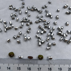 99.995% Zinc Metal Pellets 0.8-12mm Anode Electroplating High Purity Zn 1kg-50g