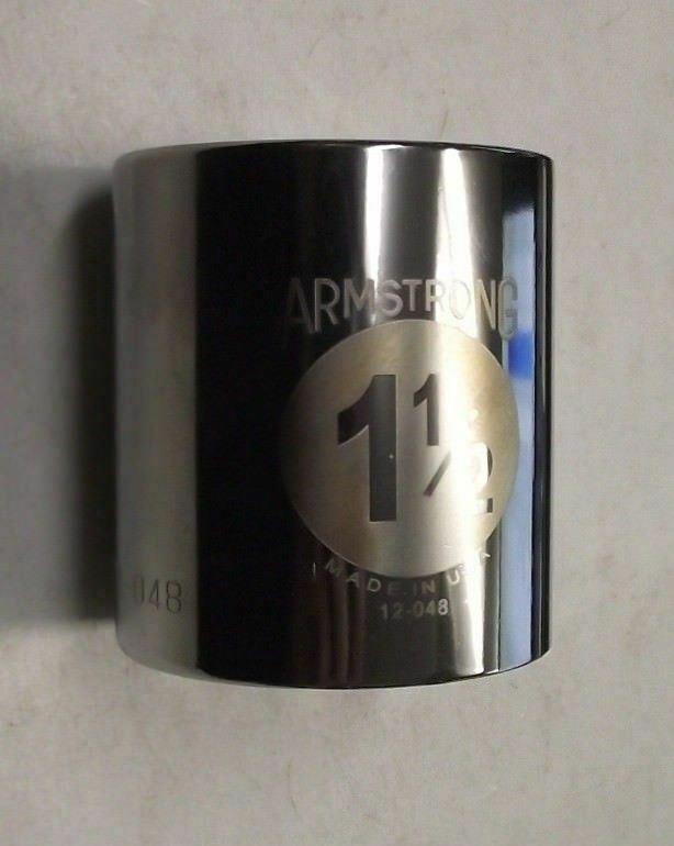 Armstrong 12-048 1/2″ Drive 1-1/2″ 6 Point Standard Socket USA