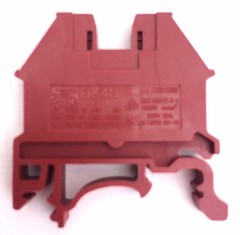 DIN Rail Terminal Blocks 10 Quantity DK4N-RD Red Dinkle 10 AWG Gauge 30A 600V