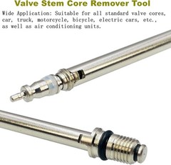 6PCS A/C Schrader Valve Core Remover Tool Kit R134A R12 HVAC Valve Stem Repair