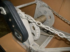 WILDCO ENVIRONMENTAL WINCH W/ COUNTER AND WEIGHT FOR GRABS TESTING 200 LB